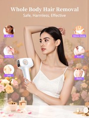 IPL Hair Removal Device Ice Cooling 999999 Flashes 9 Levels Face Body