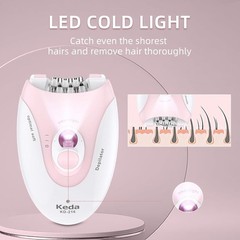 Epilators for Women Face with 2 Speeds Glabrouse Skin Epilator Pink