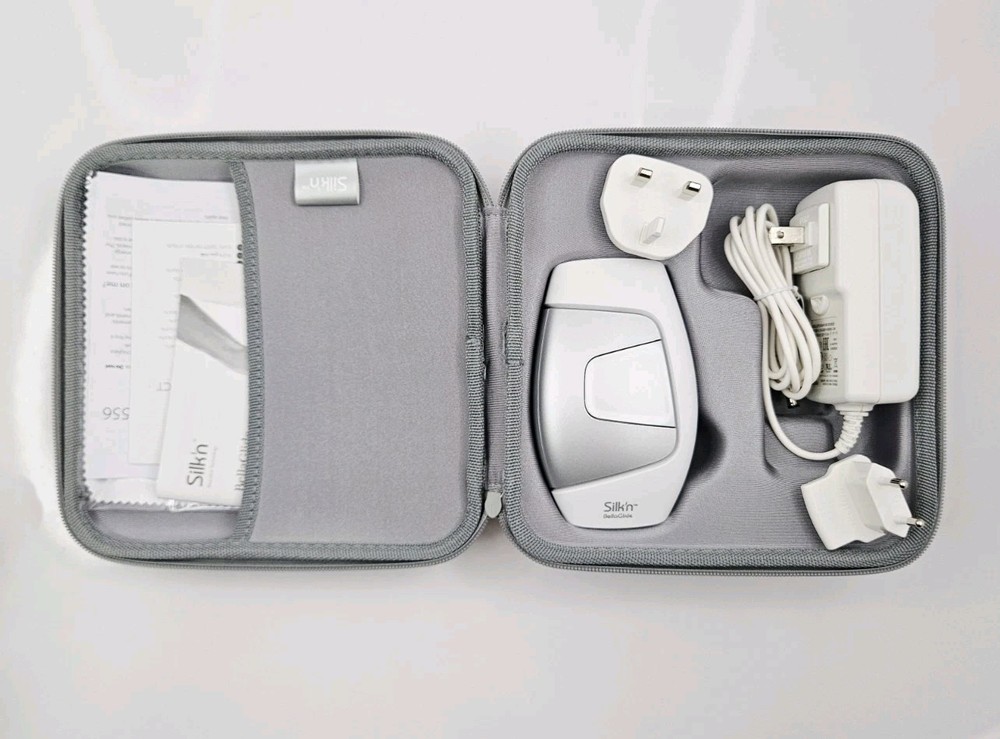 Silk’n Infinity Laser Hair Removal Device – BellaGlide – w/ Case, Cloth, AC Adap