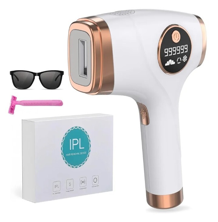 IPL Hair Removal Device, Portable Permanent Hair Reduction for Men and Women,…