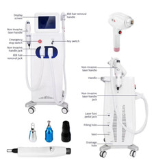 2IN1 755/808/1064nm Diode Laser Painless Tattoo Hair Removal Pico Laser Machine
