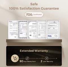 LVARA Permanent Laser Hair Removal Device for Women Men – FDA Cleared