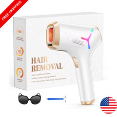 IPL Laser Hair Remover 0.1s Flash 22J 3 Modes Body Face Bikini Epilator
