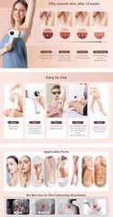 IPL Hair Removal Device 5 Energy Levels Men Women Facial Legs Arms Bikini Line