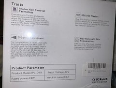 SMALLRT D19 IPL Permanent Hair Remover 600000 Flash Treatment 5 Speed Adjustment