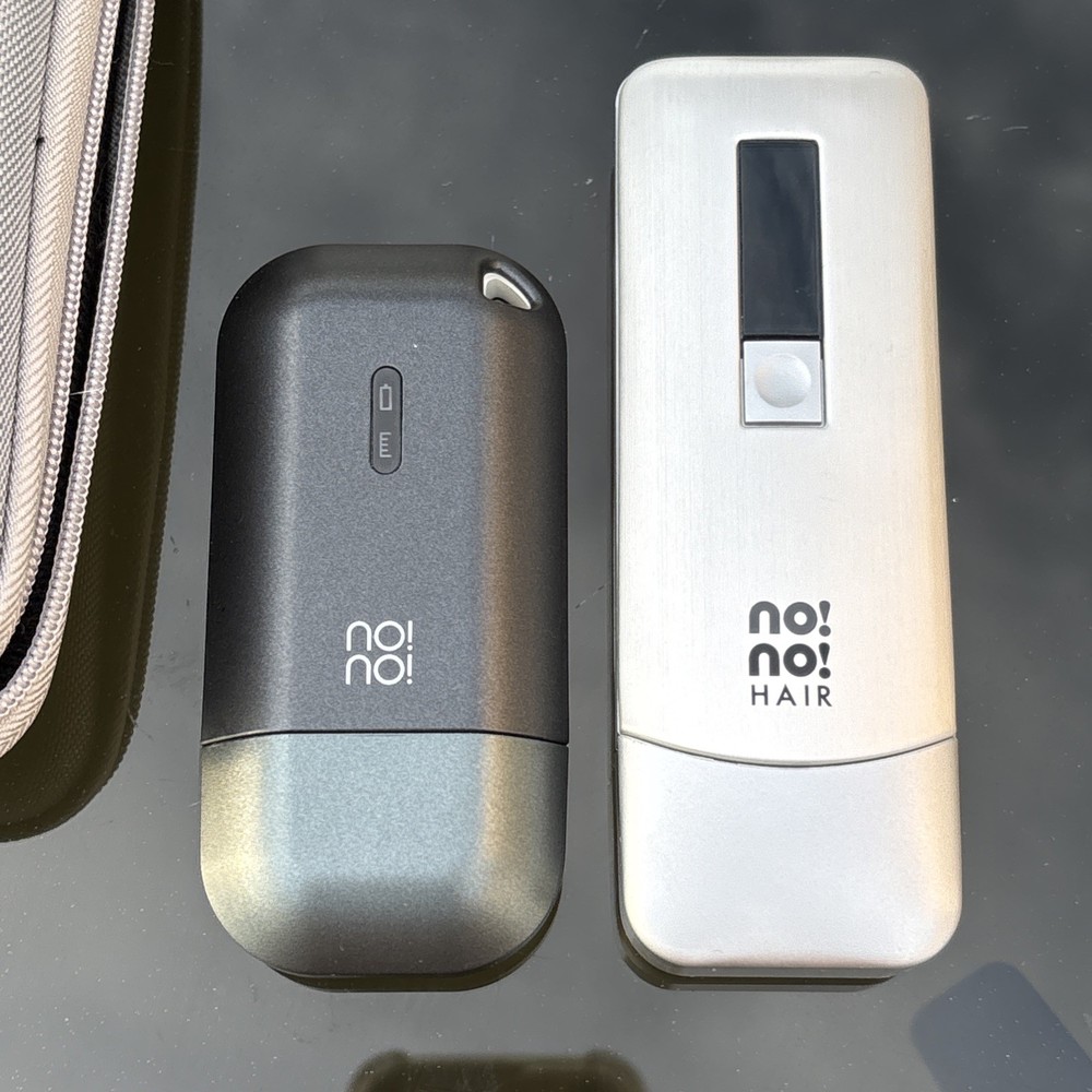 no!no! Micro Hair Removal Devices Lot Is 2 With Case Body & Facial Hair