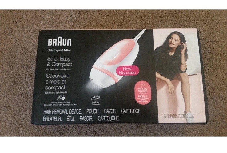 Braun Silk Expert Mini Hair Removal System Pink PL 1014 Legs, Body & Face
