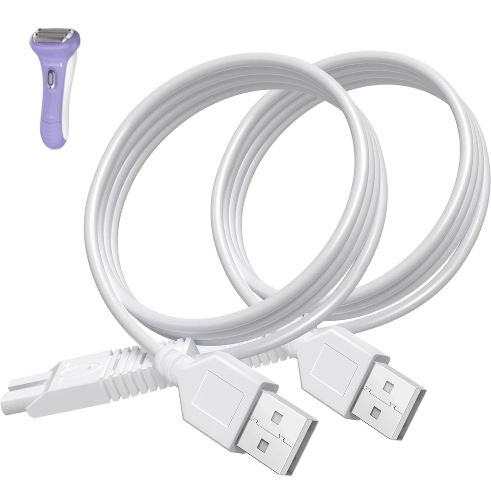 2 Pack USB Charging Cable Electric Shaver Model WDF5030A WDF4816NA WDF4821US