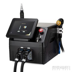 2IN1 755nm 808nm 1064nm Diode Laser Hair Removal Pico Tattoo ND YAG Machine
