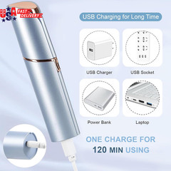 Facial Hair Removal for Women, Electric Painless Facial Hair Remover for Face, L