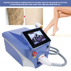 Permanent Laser Hair Removal 755nm 808nm 1064nm Body Skin Whitening Machine