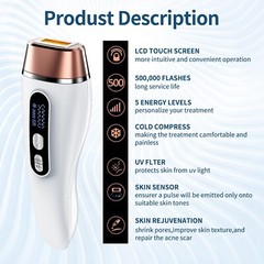 Permanent Hair Removal, CNV IPL Laser Hair Removal for Women/Men, at-Home Use