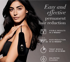 SmoothSkin Pure Fit IPL Hair Removal Device At Home Laser Long Lasting Reduction