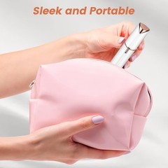 Effortless Facial Hair Removal Device for All Skin Types with Low-Friction Head
