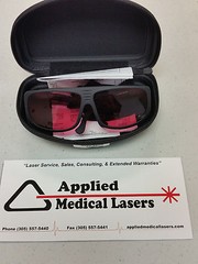 Candela ALEX GentleLase PLUS equivalent LASER SAFETY GLASSES Goggles Made in USA