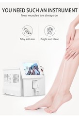 Laser hair removal device, facial, body, and underarm cooling system