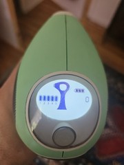 Tria Portable Laser Hair Removal Device Green/White Battery 1hr w/Charger UL