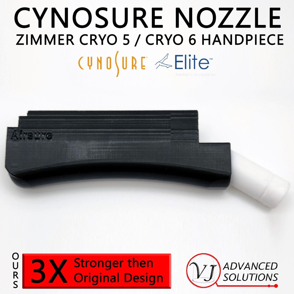 Cynosure Zimmer CRYO 5 , CRYO 6 Handpiece Nozzle * Reinforced Model *