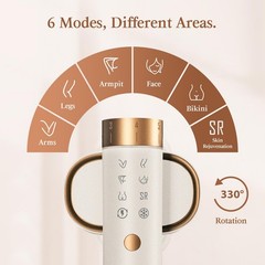 JOVS Laser Hair Removal, IPL Removal for Women and Men, 37°F White