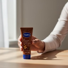 Vaseline All Purpose Cream Cocoa Glow, with 1.41 Fl Oz (Pack of 6), white
