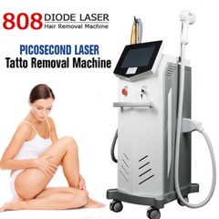 2IN1 Hair Removal Diode Laser&Picosecond Nd Yag Tattoo Removal Machine Skin Care