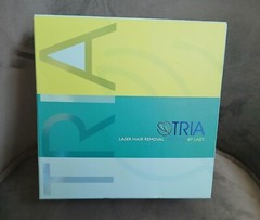 USED~Tria Beauty Permanent Hair Removing Laser System FDA-Cleared~White w/Sensor