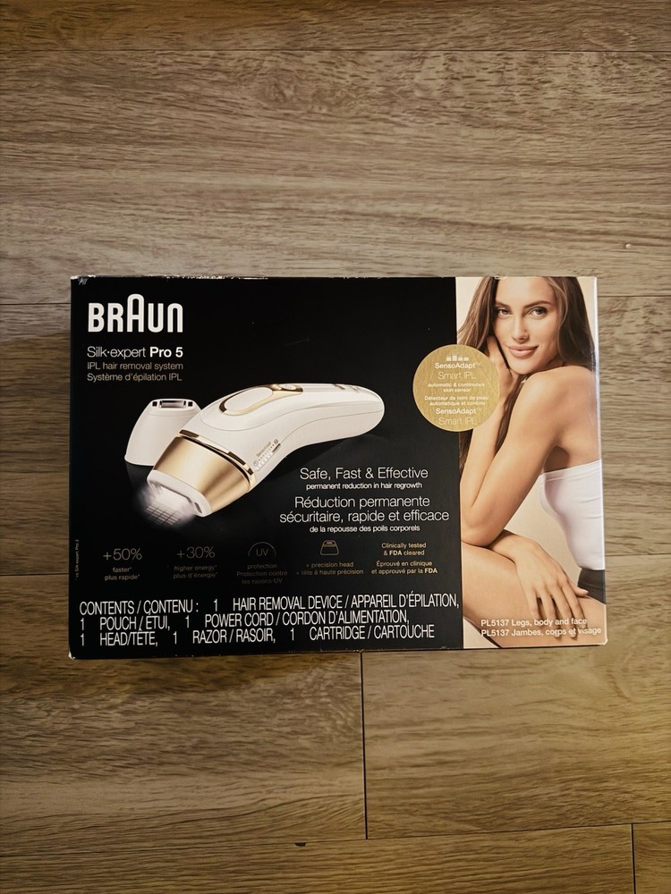 Braun Silk-Expert Pro 5 PL5137 IPL Permanent Hair Removal System