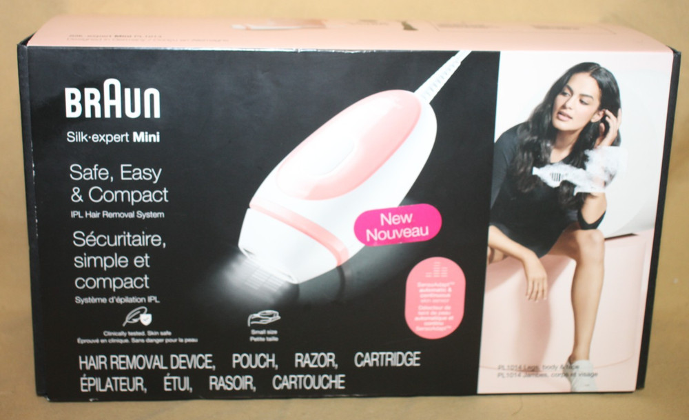 Braun Silk Expert Mini IPL at Home Laser Hair Removal, PL1014 – NEW