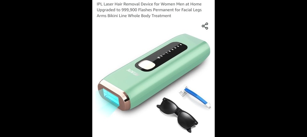 IPL Meukpe Hair Removal Device