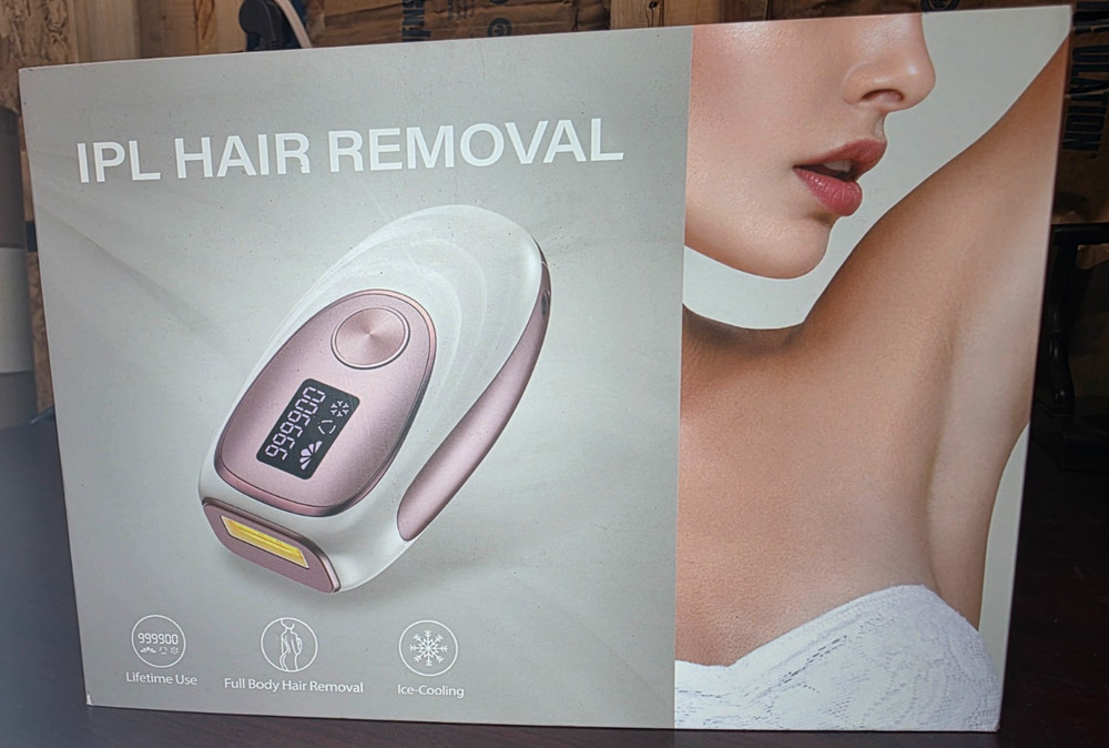 New Laser Hair Removal IPL with Ice-Cooling System Rose Gold