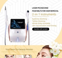 2 In 1 Pico Laser Tattoo Removal Diode Laser 755 808 940 1064NM Hair Removal