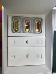 BoSidin IPL Hair Removal Device CE White/Gold w/ Attachments, Sunglasses