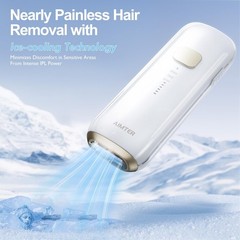 IPL Laser Hair Removal Device for Men & Women, 3-in-1 Painless with Ice-Cooling,