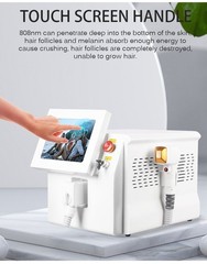 Laser hair removal device, facial, body, and underarm cooling system
