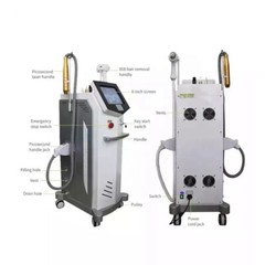 2In1 Diode Laser Hair Removal ND YAG Picosecond Tattoo Removal Skin Care Machine