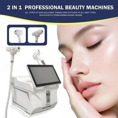 2-in-1 4000W Diode Pico Laser Ice Painless Hair & Tattoo Removal Salon Machine