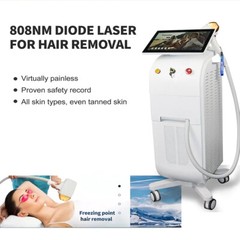 Ice Titanium Painless Permanent Hair Removal Diode Laser 755 808 1064nm Machine