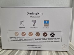5minskin IPL Hair Removal Device, White/Gold, Corded Electric
