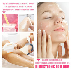 2PCS Cooling Gel for Lazer Hair Removal Device,Gentle Home Laser Hair Removal Cr