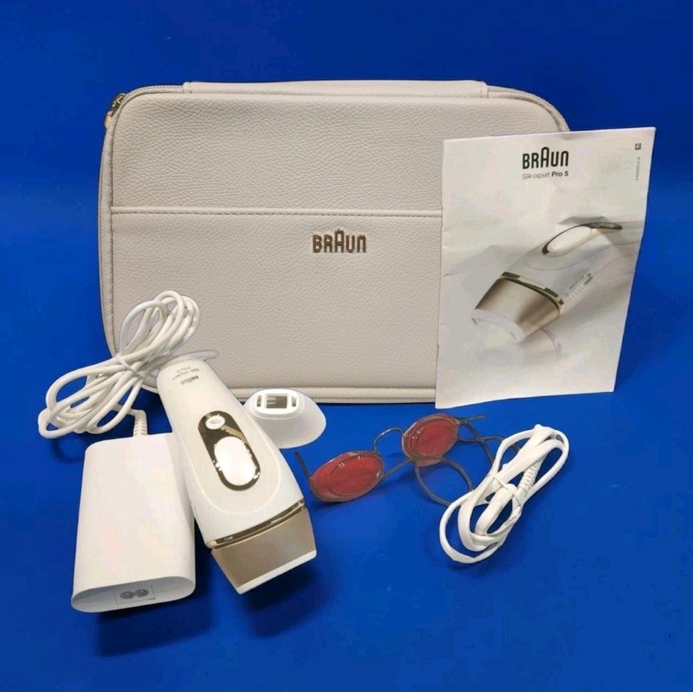 BRAUN SILK-EXPERT PRO 5 with SensoAdapt IPL Permanent Laser Hair Removal PL5347