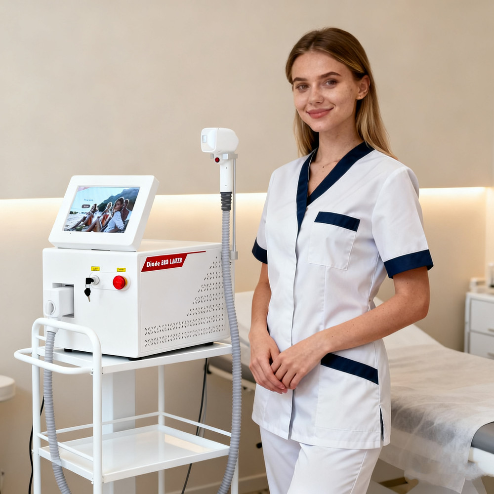 new！2025 alma soprano Ice Titanium 755 808 1064 diode laser hair removal machine