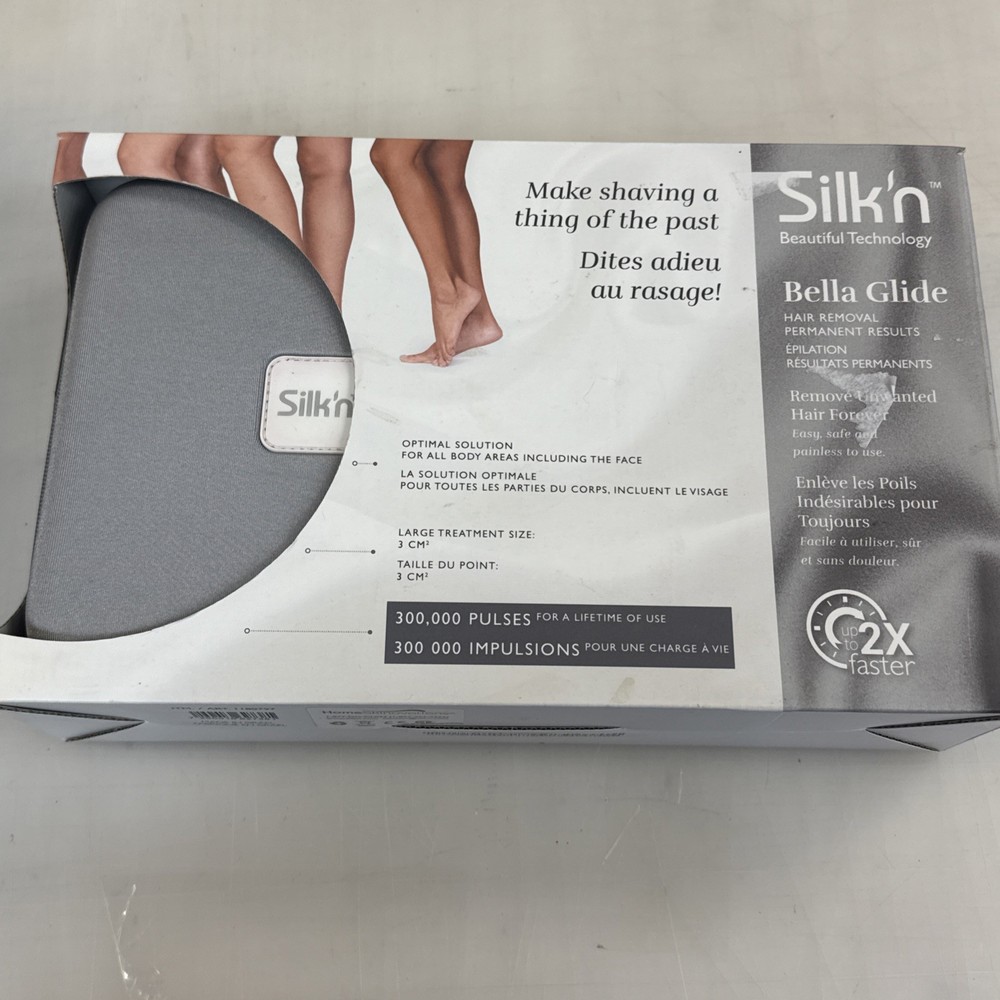 Silk’n Bella Glide Laser Hair Removal Silkn BellaGlide *Tested* w/ Case