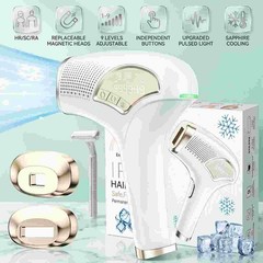3-in-1 HR SC RA Permanent Epilator 9 Levels Ice Cooling Hair Removal Device New