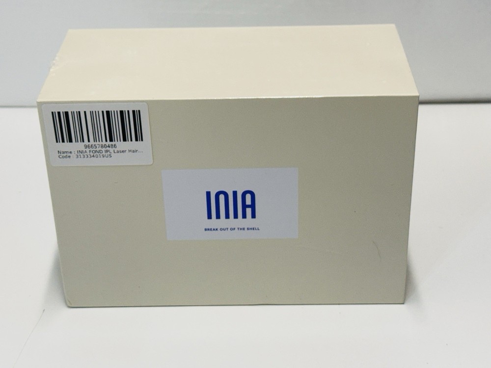 INIA Fond Intense Pulsed Light Laser Hair Removal Device Unisex Factory Sealed
