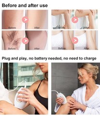 IPL Laser Hair Removal for Women and Men,999999 Flashes at-Home Hair Removal Dev
