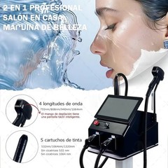 2 In1 Diode Laser Hair Removal & ND Yag Pico Laser Tattoo Removal Skin Care