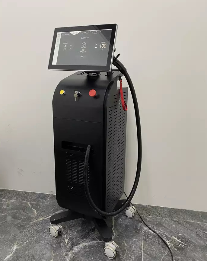 Ice Titanium 755 808 1064nm 1200W 1800W nonpain diode laser hair removal machine