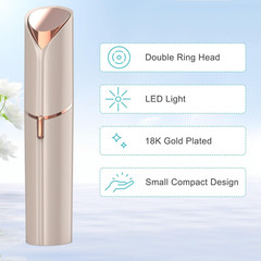 Facial Hair Removal for Women – Electric Painless Hair Removal Tool for Face, Li