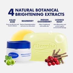 Dermisa Skin Brightening Kit with Kojic Acid, Arbutin and 5 Piece Set, Beige