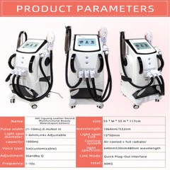 IPL OPT RF Nd Yag Picosecond Laser Hair Removal Tattoo Pigment Removal Machine